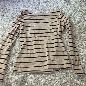 Long sleeve stripped shirt